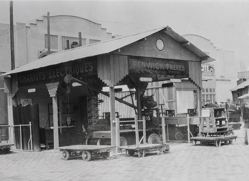 Les chariots Fenwick à la foire de Paris